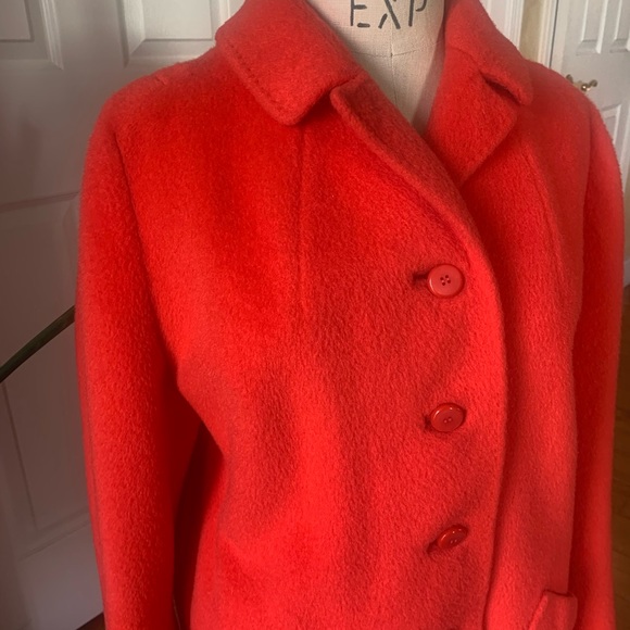Vintage Andover mohair blend fleece coat - Picture 5 of 10